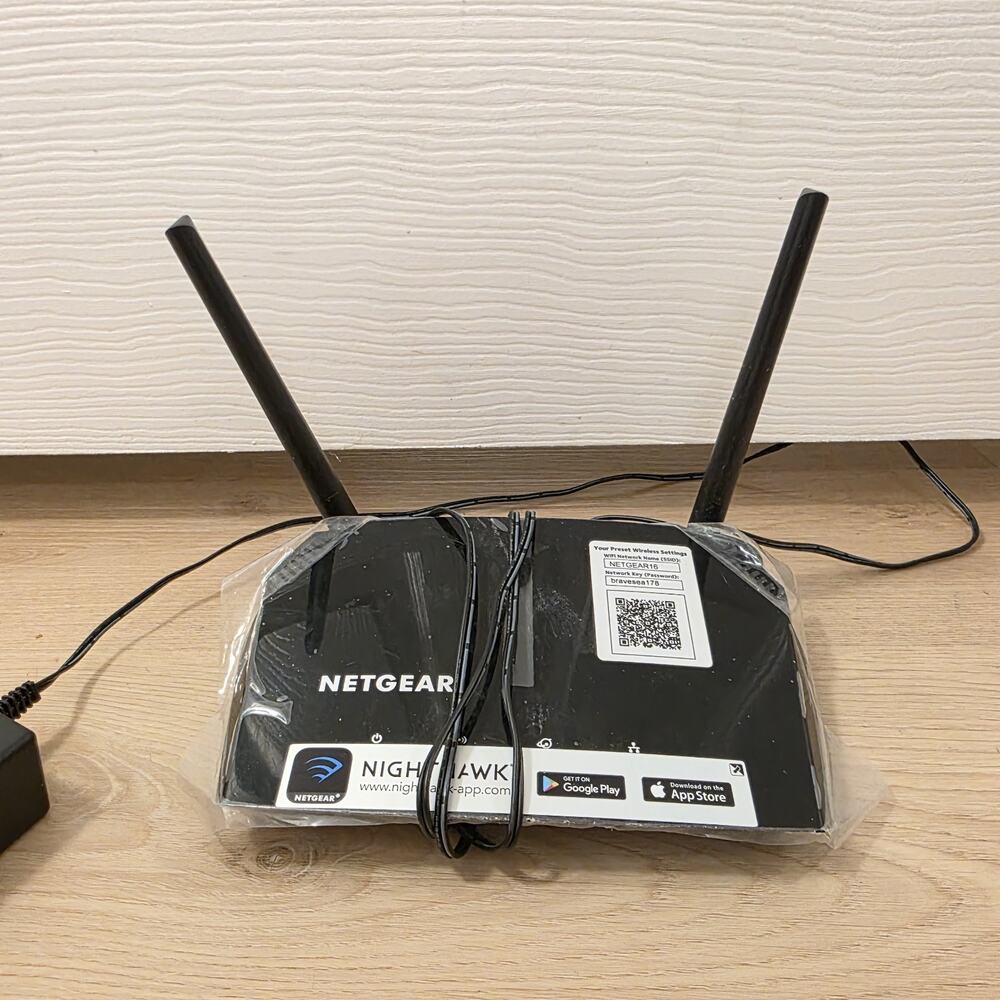 NETGEAR Nighthawk Ac1200 Dual‎ Band WiFi Router Model R6120